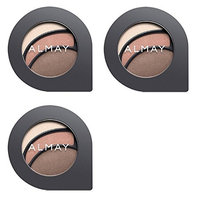 Almay The Complete Look Palette, Makeup for Eyes, Lips and Cheeks #100 Light/Medium Skin Tones (Pack of 3) + FREE Makeup Blender