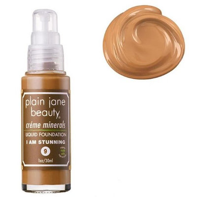 Plain Jane Beauty 232013 I Am Stunning 9 Creme Minerals Liquid Foundation