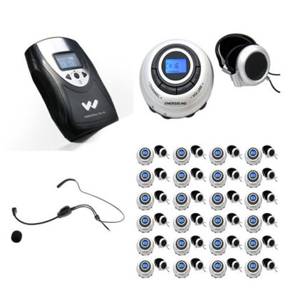 25-Person Portable Translation/Tourguide System