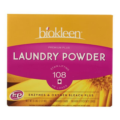 Biokleen Laundry Powder Premium Plus Stain Lifting Enzyme Formula - 5 lbs - HSG-245977