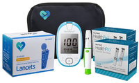 Owell Health Pro Complete Diabetes Blood Glucose Testing Kit