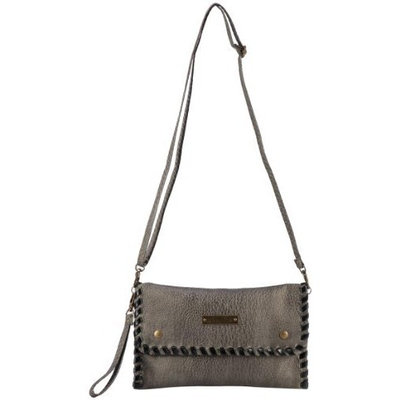 Fauxsol Sew Chic Cross Body Bag/Worn as Clutch, Chocolate