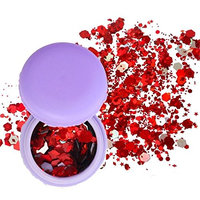 Goldenfox Face Body Hair Nail Glitter Sequins Powder Party Beauty Makeup Cosmetics Body Glitter