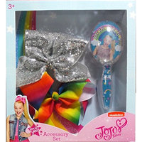 JoJo Siwa Hair Brush and Bows Accessory Set (Dream Crazy Big)