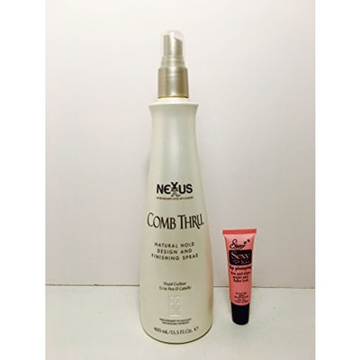 Nexxus Comb Thru Natural Hold Design & Finishing Spray (Discontinued) 13.5 ozFree Starry Sexy Lip Plumping Gloss 10ml