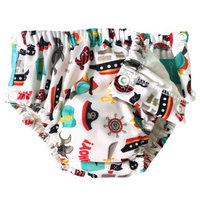 Charlie Banana Extraordinary Training Pants with Snaps, Reusable, Pirate, Medium