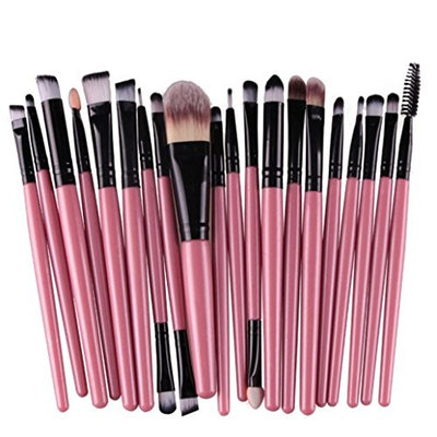 Makeup Brush Set, callm 20 Pieces Makeup Brushes Kit Foundation Powder Cosmetics Liquid Eyeshadow Eyeliner Eyebrow Toiletry Make Up Brush Professional Set Beauty Makeup Brushes Tools