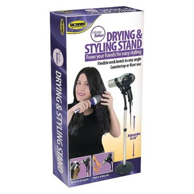 Ideaworks Drying and Styling Stand - Black and Silver