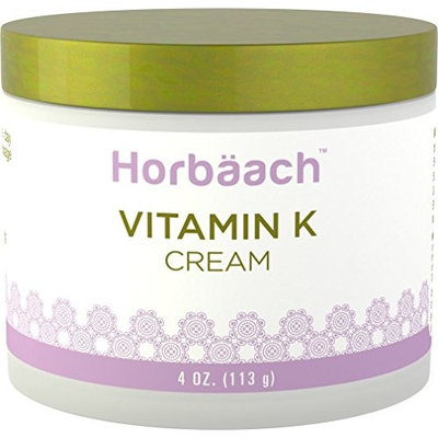 Horbaach Vitamin K Cream 4oz for Face & Under Eyes