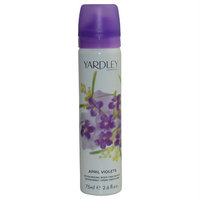 April Violets by Yardley London for Women - 2.6 oz Deodorant Body Spray