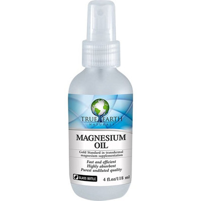 Magnesium Oil Spray by True Earth Naturals | 31% Certified Zechstein Magnesium oil in a GLASS Bottle to fight magnesium deficiency, relieve sore...