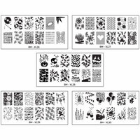 Full Nail Designs - XL Stamping Plates Set 3