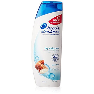 4 Pack Head & Shoulders Dandruff Shampoo Dry Scalp Care w Almond Oil 13.5oz Each