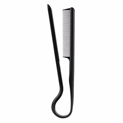 1 Pack Comb Hair Brush DIY Styling Straightening Clip-Type Hairdressing Straightener Combo Pocket Long Round Handle Holder First Class Popular Beard Natural Grooming Kids Travel Kit