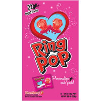 Ring Pop Valentine's Day Strawberry Cupid Packs, 0.4 oz, 22 count