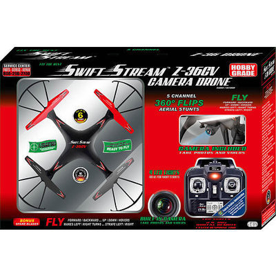 Swift Stream Z-36CV Remote Control Camera Drone - Black