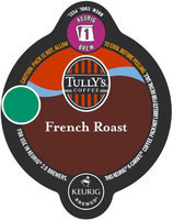 Tully's Coffee French Roast Bolt Pack, 1 Oz, Box Of 18