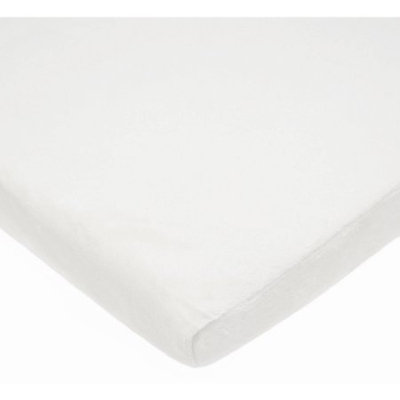 Tl Care Inc TL Care Heavenly Soft Chenille Bassinet Sheet, White