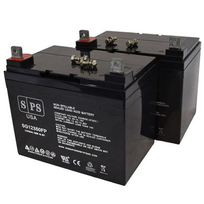 SPS Brand 12V 35Ah Replacement battery for Bruno Cub Models 35 Wheelchair (2 PACK)