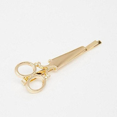 angel3292 Women Girls Delicate Creative Scissors Shape Hair Clip Hairpin 1 Pc (G