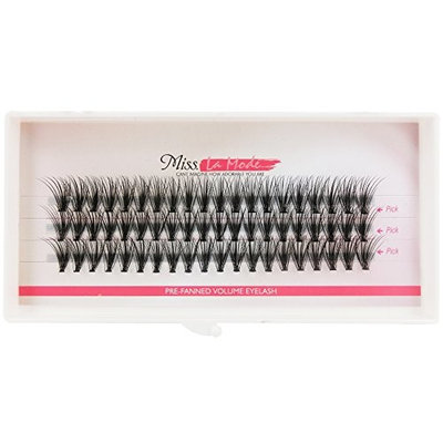 Misslammode 0.05mm 20 Hairs 8mm Ultra Thin Weightless Individual Eyelash Extensions Cluster False Lashes for Both Professional and Personal Use DIY Style
