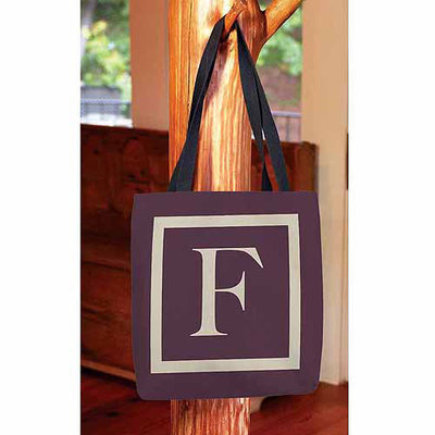 Thumbprintz - Classic Block Monogram Tote Bag