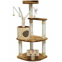 Go Pet Club Busy Box 60 in. Cat Tree