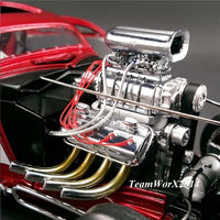 GMP 18840 1934 Blown 426 Nitro Coupe Drag Engine & Transmission Replica for 1-18