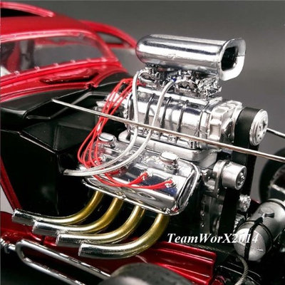 GMP 18840 1934 Blown 426 Nitro Coupe Drag Engine & Transmission Replica for 1-18