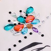 SYlive Face Jewels - Party Dress Eyeshadow Face 1 Sheet Jewel Crystal Eyes Sticker -Tattoo Diamond ZL12