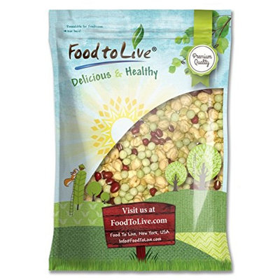 Food To Live ® Crunchy Mix of Sprouting Bean Seeds (10 Pounds) (Ingredients: Green Peas, Adzuki, Lentil, Garbanzo) to grow sprouts or for cooking