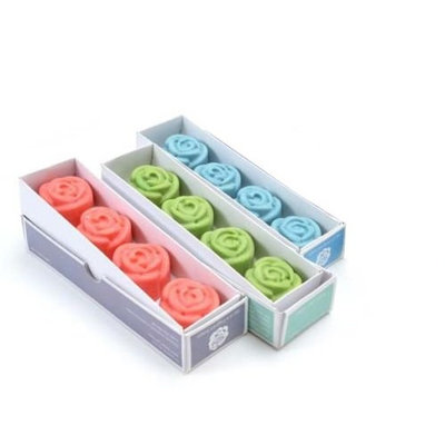 Flower Soap Bar Set-Luxuri intemate Handrafted Natural Ingredients Soap Made with Dead Sea Minerals 12pcs \30G Vanilla, Lavender, Lemongrass, Made in The USA