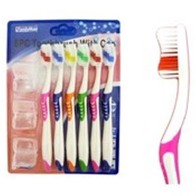 DDI 2134170 6 Piece Toothbrush Set Assorted Color