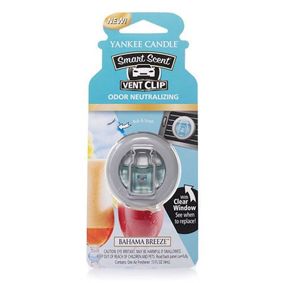 Yankee Candle Smart Scent Vent Clip Bahama Breeze 0.13 Ounce, Blue