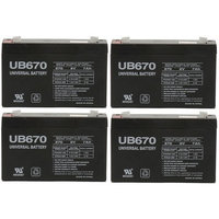 UB670 6V 7AH SLA Battery F1 Terminal - PACK OF 4 BATTERIES