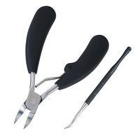 Toenail Clippers, Stainless Steel Nail Nippers & Lifter Set For Thick and Ingrown Toenail