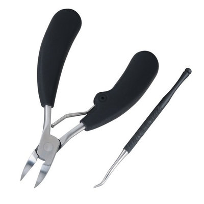 Toenail Clippers, Stainless Steel Nail Nippers & Lifter Set For Thick and Ingrown Toenail