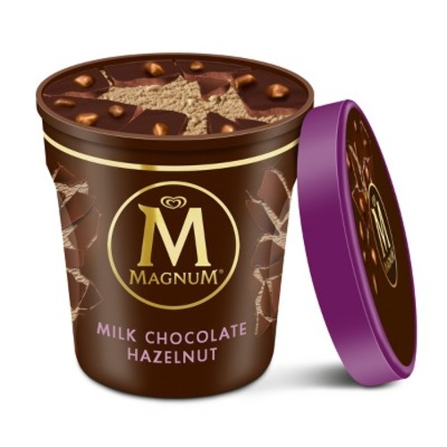 Magnum Tub Milk Chocolate Hazelnut - 14.8oz