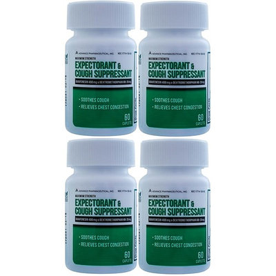 Mucus DM Expectorant Cough Suppressant 240 Caplets Generic Mucinex DM Cough