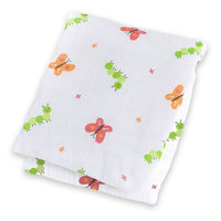 lulujo Muslin Cotton Swaddling Blanket - Garden Party - 1 ct.