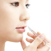 Frcolor 50pcs Lip Brushes Disposable Lipstick Lip Gloss Brush Wands Applicators