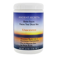 Ancient Secrets - Bath Salts From the Dead Sea Unscented - 2 lbs.(pack of 12)