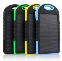 Tagital 12000mAh Portable Shockproof Waterproof Solar Charger Power Bank Battery Panal Double USB for iPhone Samsung Android