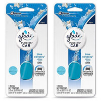 Glade Plugins Car Refill - Blue Odyssey - Net Wt. 3.2 mL (0.11 FL OZ) Per Refill - Pack of 2 Refills