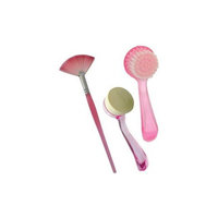 Facial Brush Fantasea 3 Piece Exfoliating Set (Pack of 2)