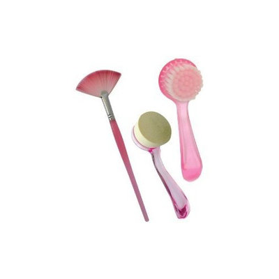 Facial Brush Fantasea 3 Piece Exfoliating Set (Pack of 2)
