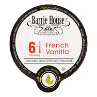 Barrie House French Vanilla Coffee Single Serve Cups for Keurig K cup Brewer, 24 Count