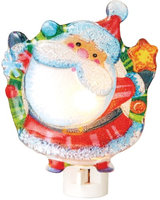 Jolly Ole Saint Nick Santa with Star Holiday Night Light Midwest CBK