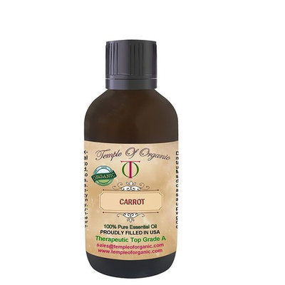 1 Oz - 30 Ml Carrot Seed Essential oil 100% Organic Natural Pure Undiluted Distilled Therapeutic Top Grade A By Temple Of OrganicCarrot
