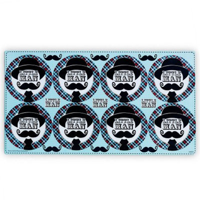 Birthday Express Little Man Mustache Large Lollipop Sticker Sheet